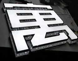 LED不銹鋼側沖孔發光字